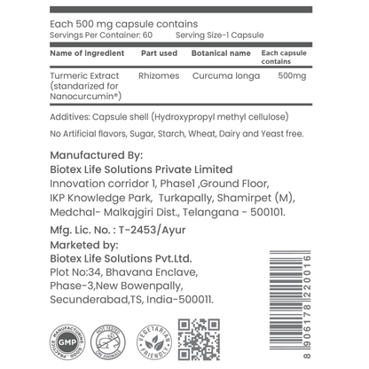 Nano Curcumin Capsules