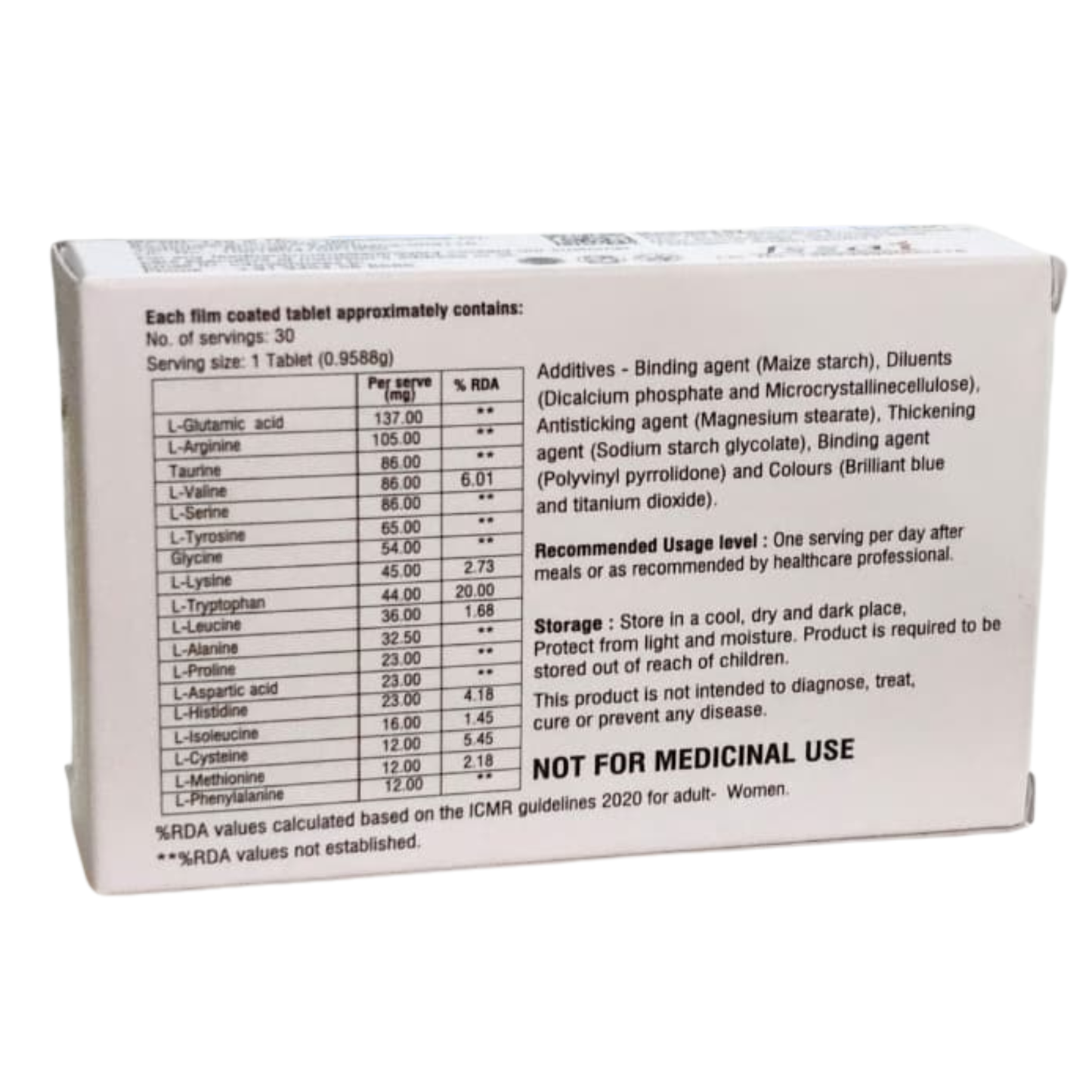 Amino Complex Tablets  - 30C