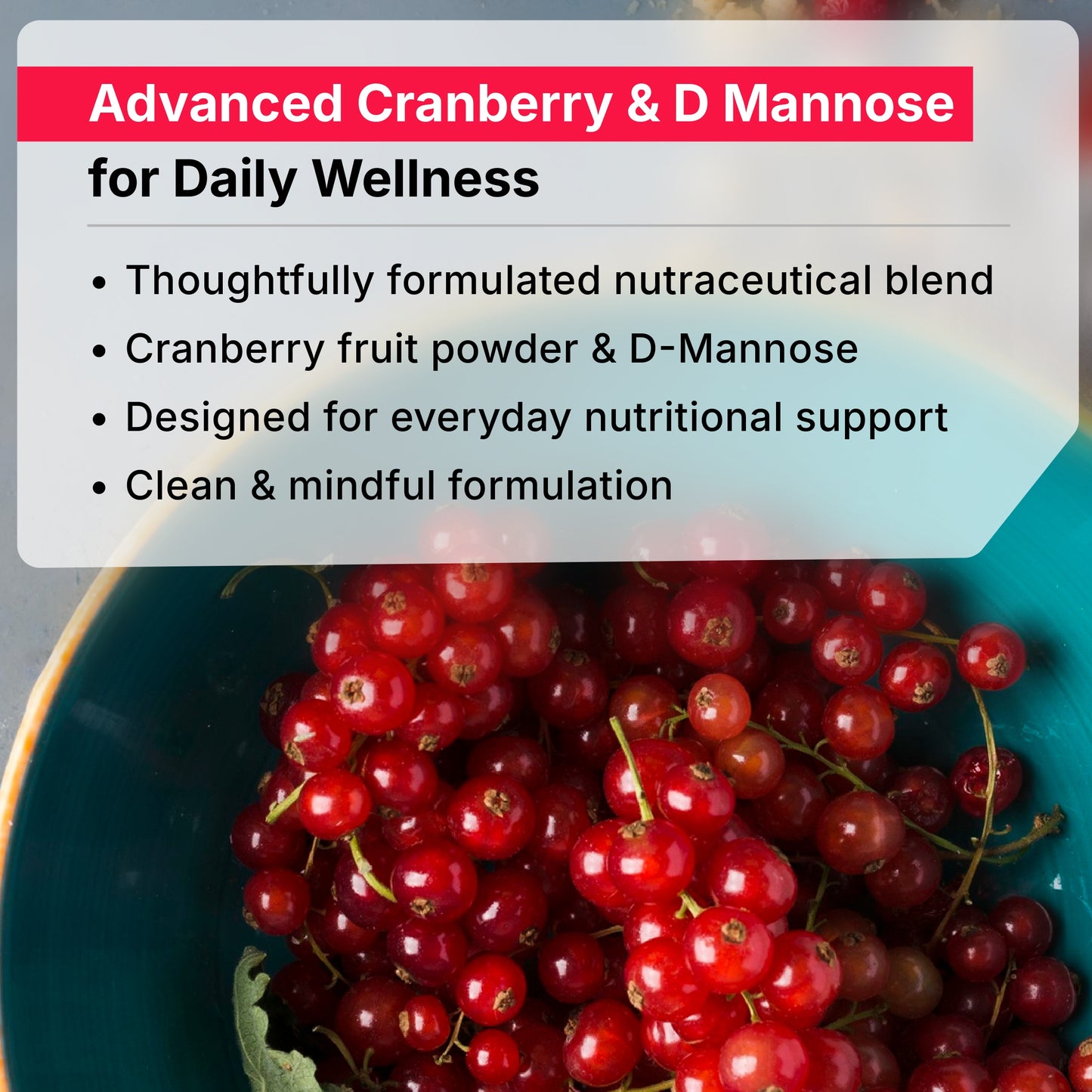 Cranberry & D Mannose Capsules
