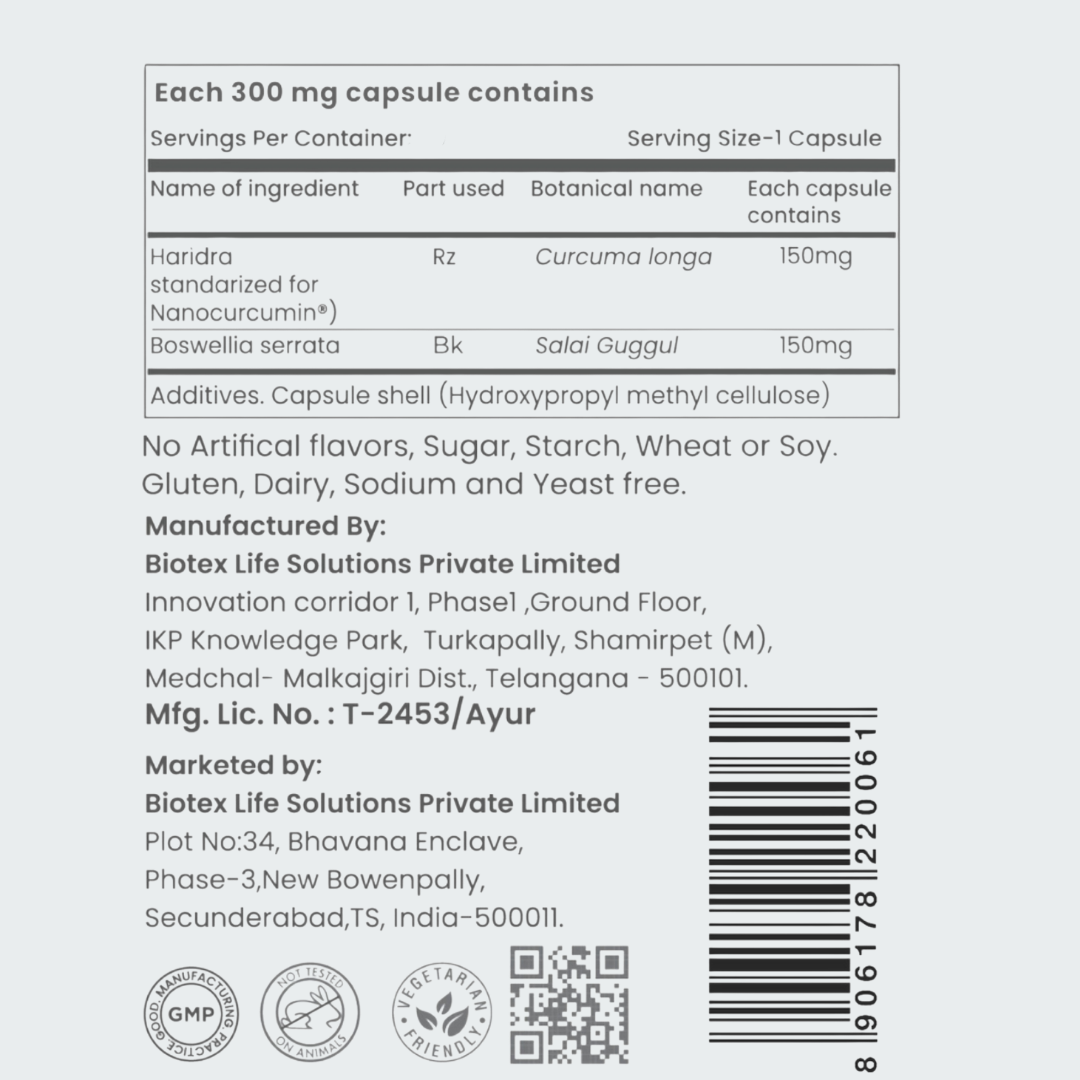 Curcuma Boswellia Capsules