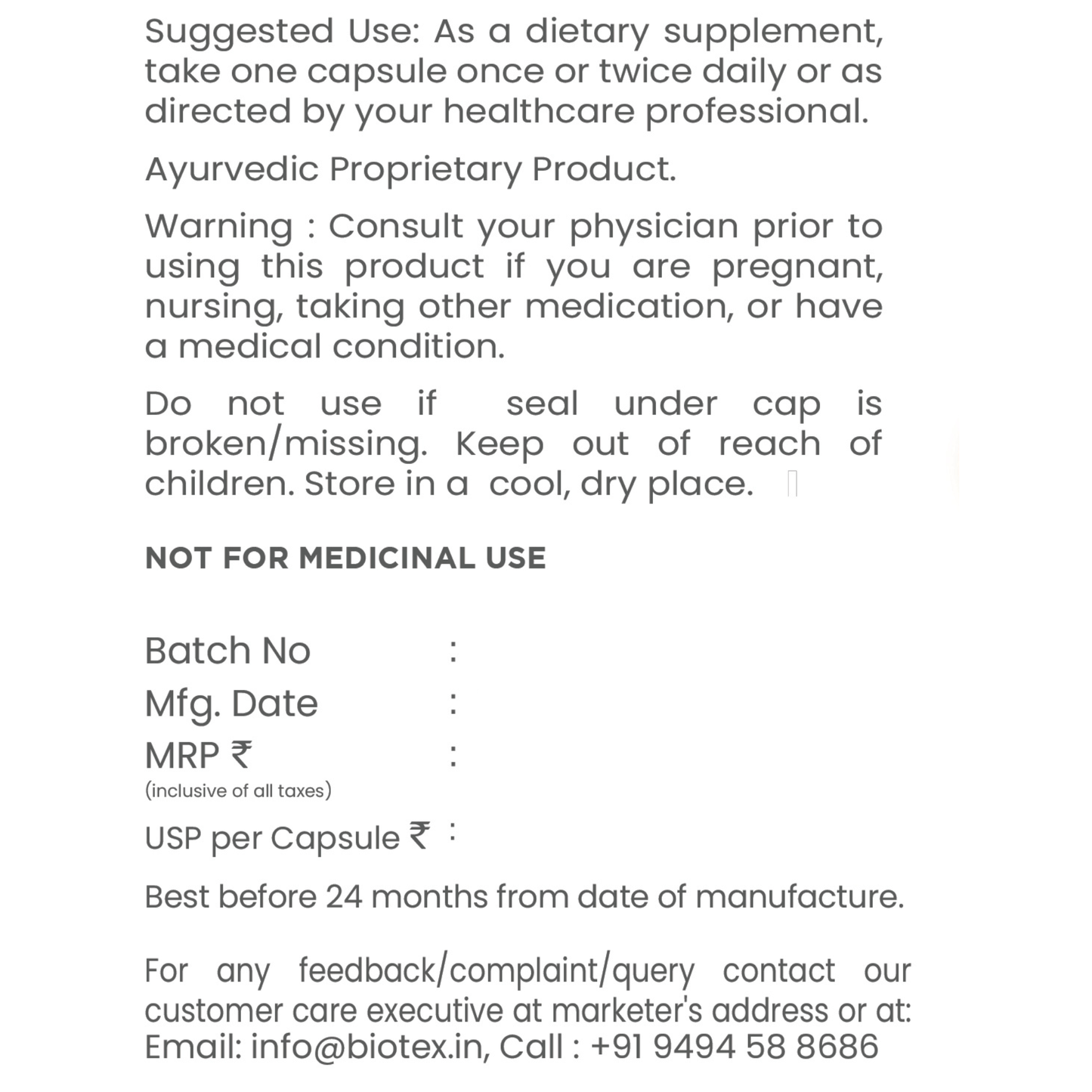 Nano Curcumin Capsules