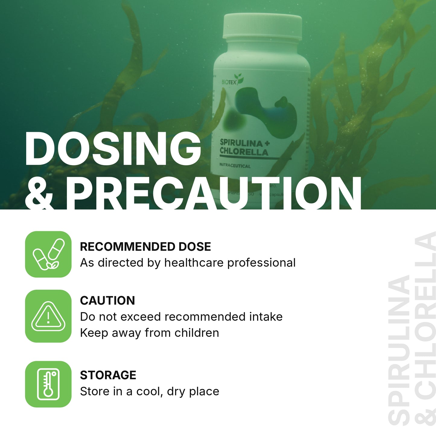 Spirulina Chlorella Capsules